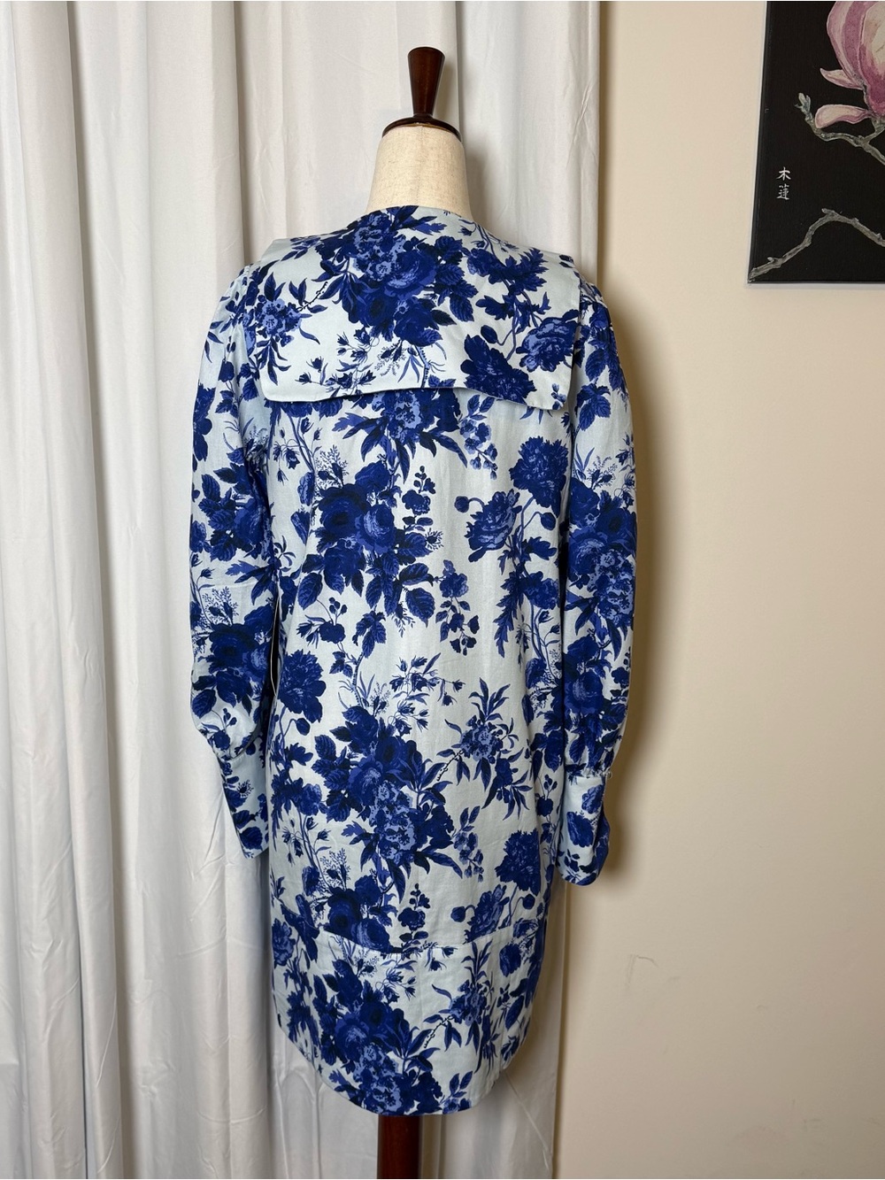 Tuckernuck Sapphire Bloom Bella Floral Bow Dress Medium NWT - Picture 5 of 16